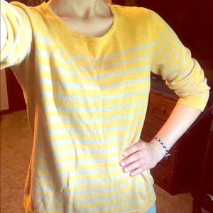 Yellow Striped Sweater